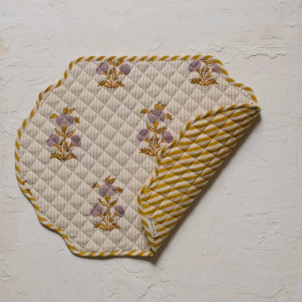 Hand Block-Printed Placemats Set of 2