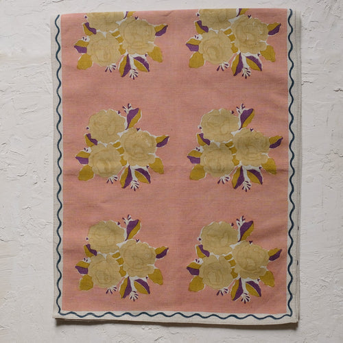 Sara-Block-printedTableRunner_GrapefruitPink