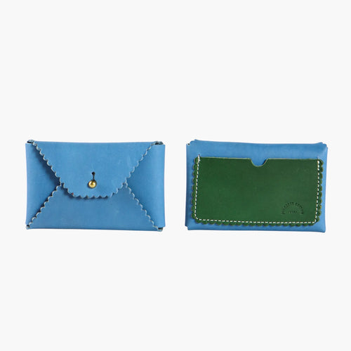 Scallop Leather Wallet