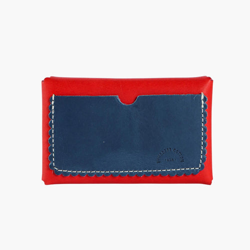 Scallop Leather Wallet
