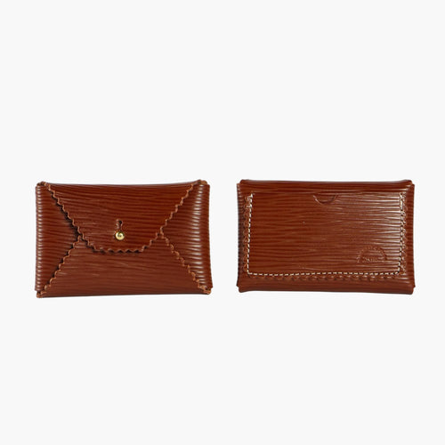 Scallop Leather Wallet
