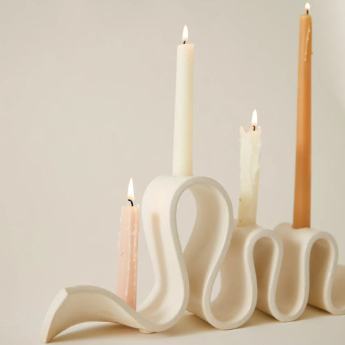Sin Ceramics Weylan Candelabra Cream