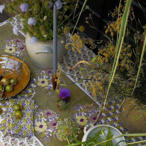 Soil to Studio Harvest Collection Hand block printed runners