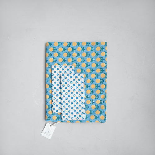 No. 2 Hand Block-Printed Table Cloth