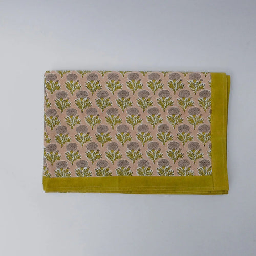 SonyaHandBlockPrintedCottonTableCloth