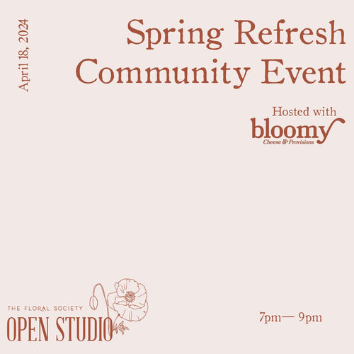 Spring Community Refresh with Bloomy - April 18, 2024
