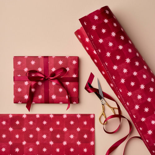 Starlett REd Wrapping Paper