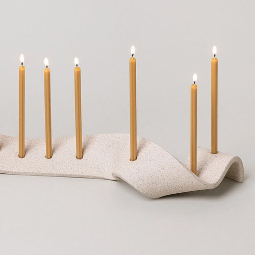 Swey Menorah _SIN Ceramics_Sand