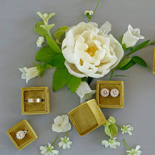 Velvet Handmade Ring Box