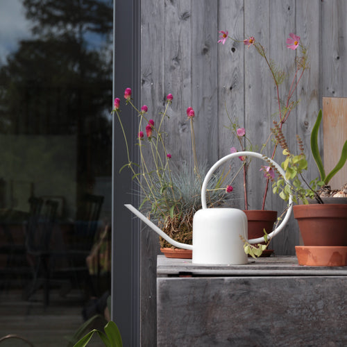 White Watering Can_The Floral Society
