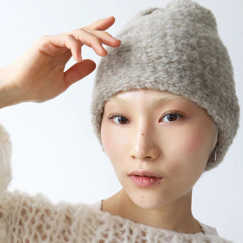 fe knits natural hat