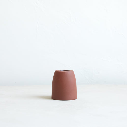 Petite Ceramic Taper Holder, Earth