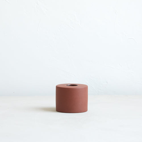 Petite Ceramic Taper Holder, Earth