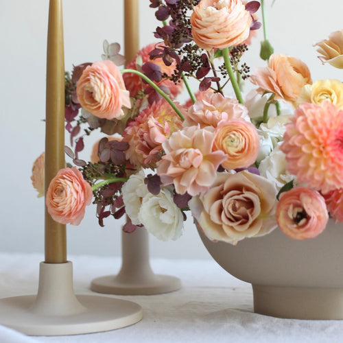 Ceramic Compote Vase – The Floral Society