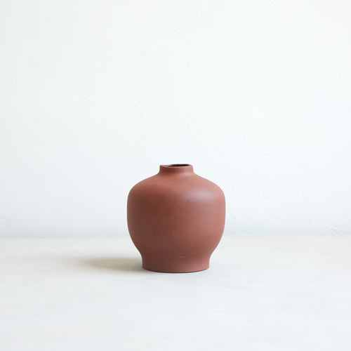 Ceramic Blossom bud vases earth_brown