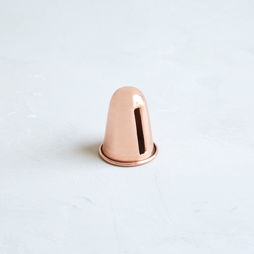Copper Candle Sharpener. Shave wax from candles to help fit in holders. 