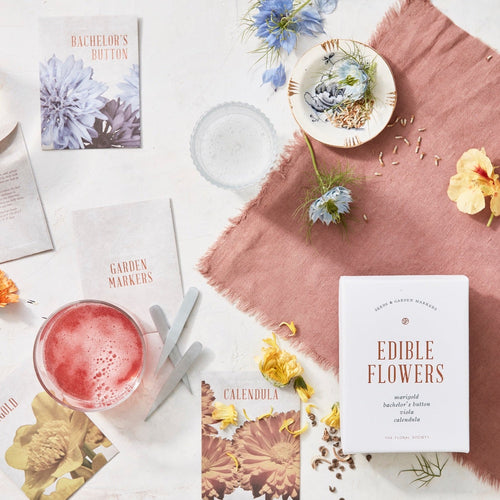 Edible Seed Kit. Grow seeds to flowers. Edible flowers