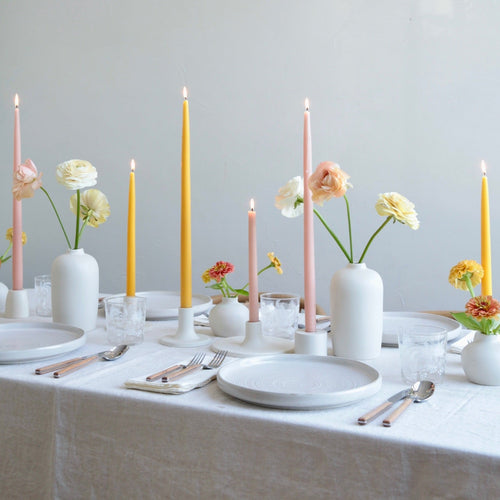 The Floral Society - 12 Dipped Taper Candles